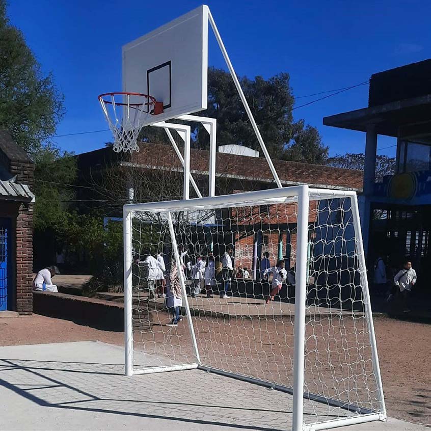Arco multifunción con tablero